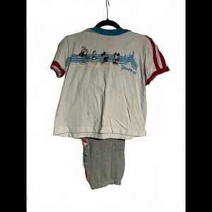 Disneyland Mickey & Friends Womens Set - Tee & Joggers SZ XL